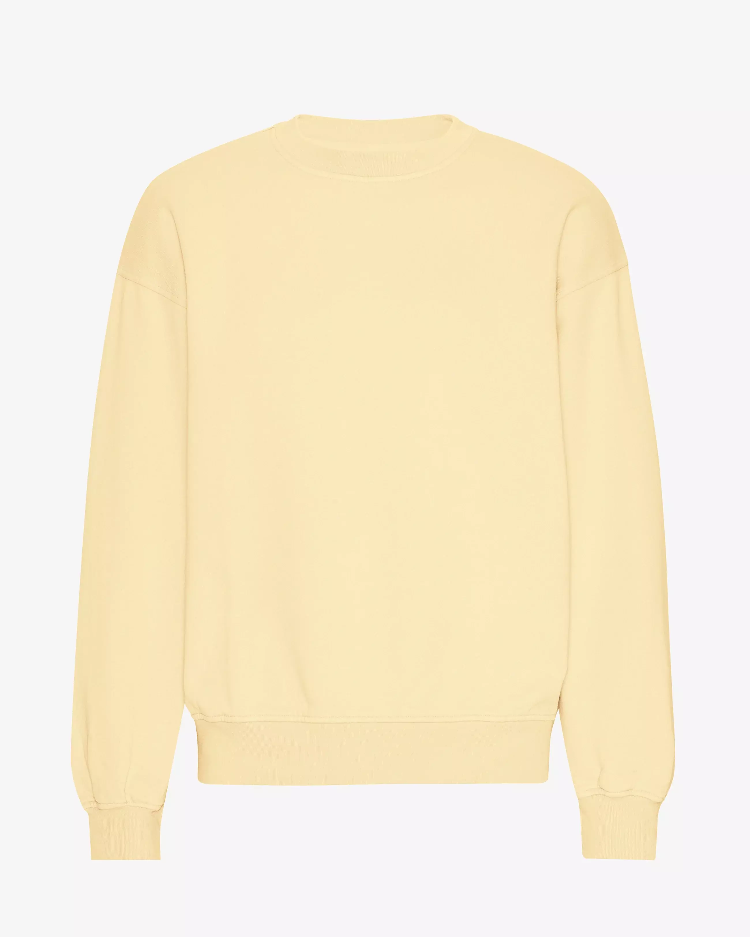 Colorful Standard Oversized Organic Crew Pullover Herren gelb